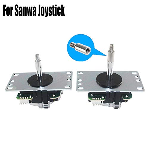Arcity 3 Pcs Classic Arcade Joystick Shaft Extender Rod Jamma